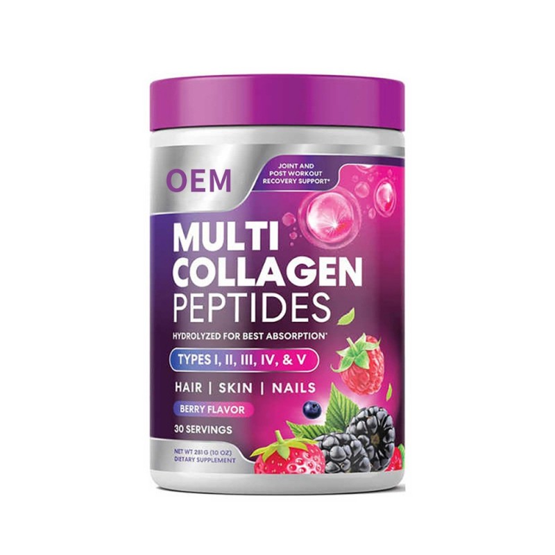 Bestselling professional antioxidant collagen powder beauty and health food grade 282g instant formula anti wrinkle and hair care