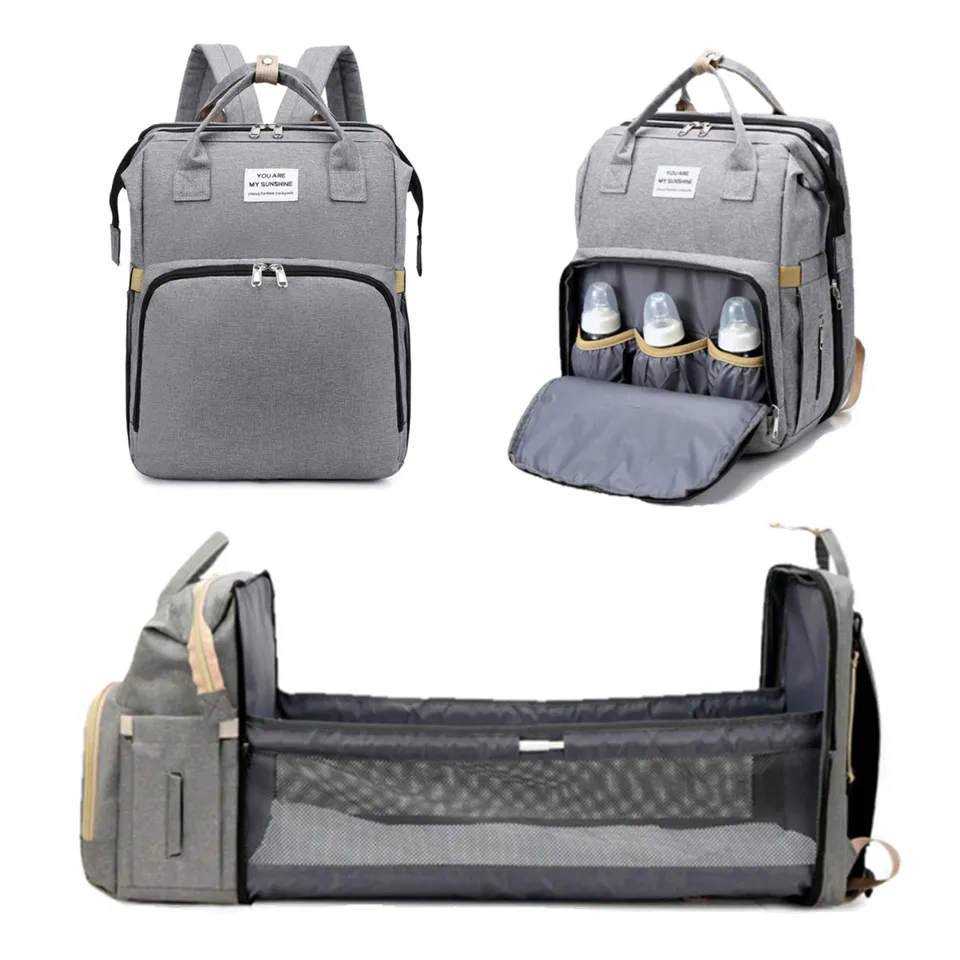 2024 Customized Baby Diaper Bag, Mom and Dad Backpack, Big Travel Diaper, Handbag, Baby Bag