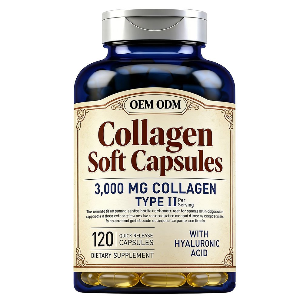 Wholesale large capacity collagen soft capsules as high-performance supplements for beauty, health, and wellness purposes