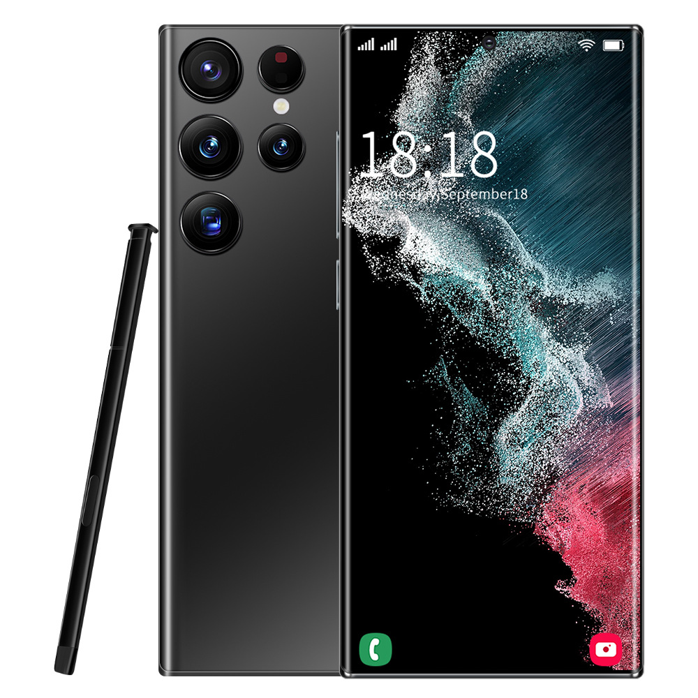 2025 Original New S22 Ultra 16+1TB 7.3-inch Large Screen Fast Charging Facial Recognition 5G Smartphone