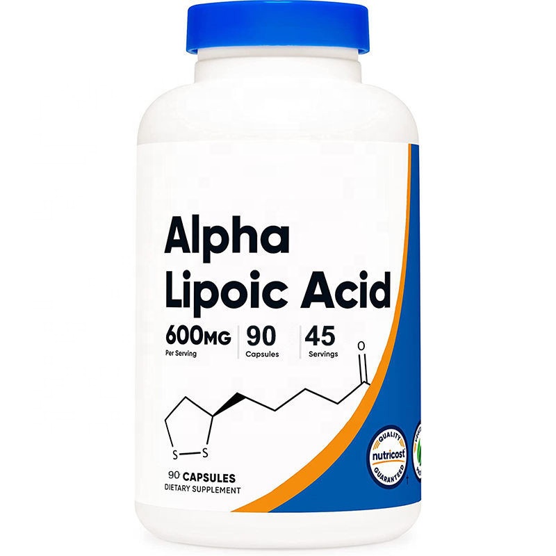 High quality alpha lipoic acid capsules for adult beauty and health support