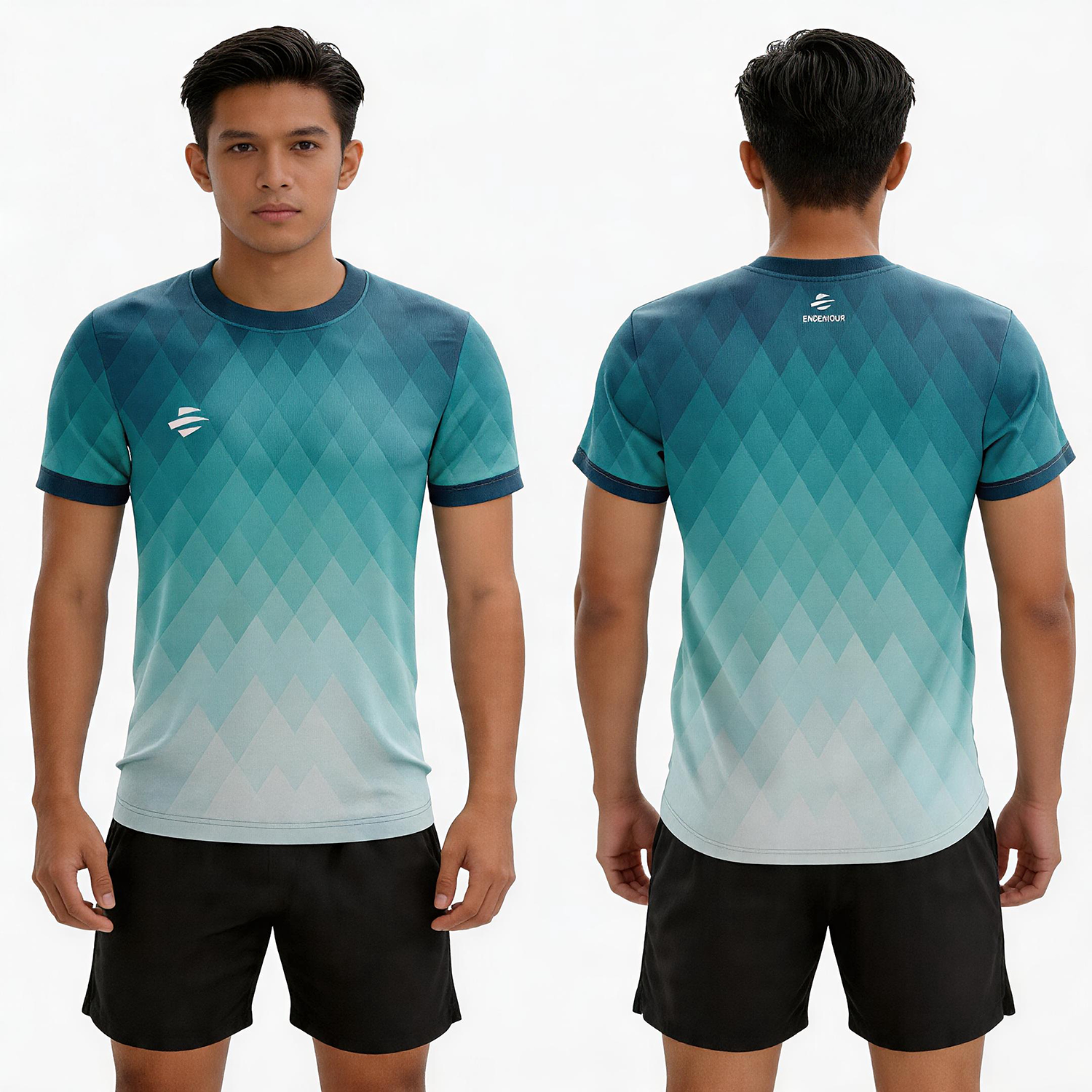 7-day delivery deadline for dropshipping, customized sports T-shirt, sublimation printed shirt, breathable fabric, quick drying T-shirt